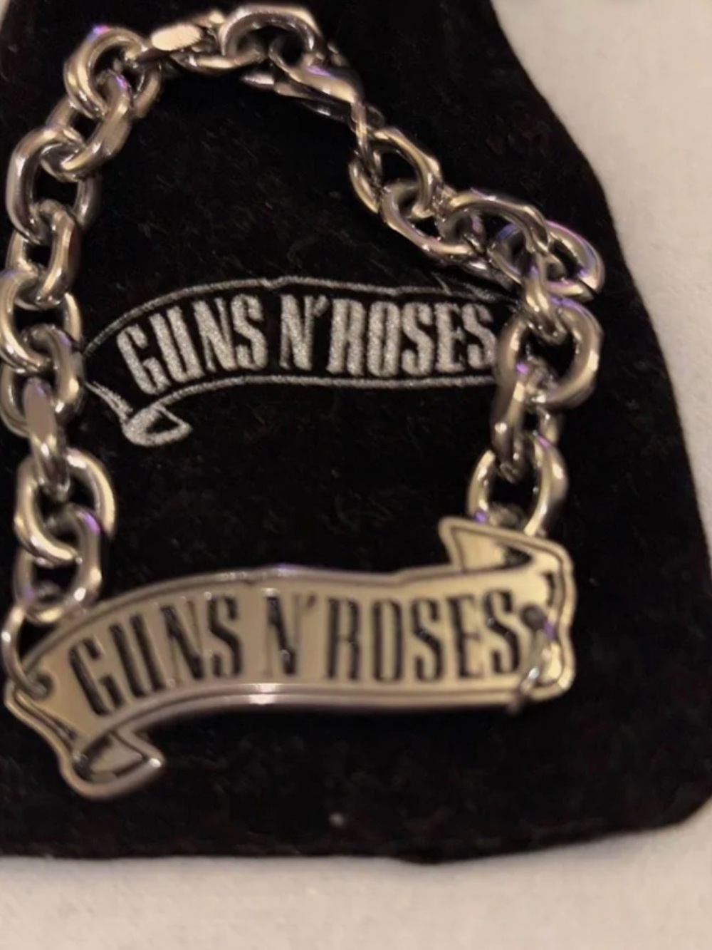 - SilverGuns n Roses VIP 2023 tour bracelet